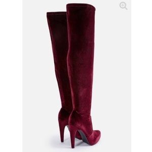 ❤️Velvet Thigh High Boots ❤️